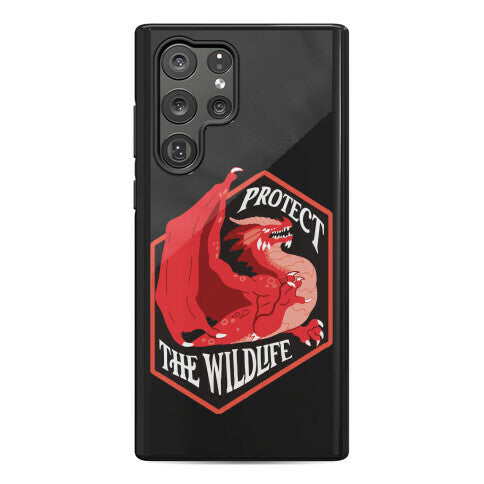Protect The Wildlife Red Dragon Phone Case